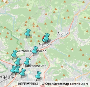 Mappa Via E. Talpino, 24027 Nembro BG, Italia (5.23333)
