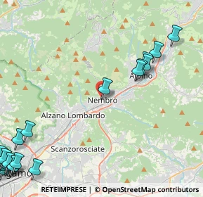 Mappa Via E. Talpino, 24027 Nembro BG, Italia (7.0485)