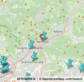 Mappa Via E. Talpino, 24027 Nembro BG, Italia (7.02333)