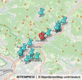 Mappa Via E. Talpino, 24027 Nembro BG, Italia (3.47)