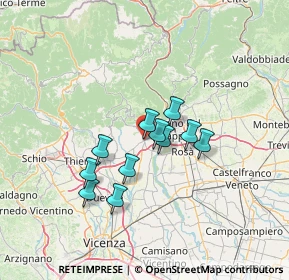 Mappa Via Daniele Manin, 36063 Marostica VI, Italia (10.07)