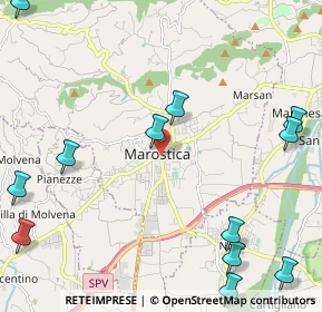 Mappa Via Daniele Manin, 36063 Marostica VI, Italia (3.04)