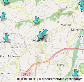 Mappa Via Daniele Manin, 36063 Marostica VI, Italia (3.11917)