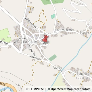 Mappa Via Entre la Salle, 11015 La Salle AO, Italia, 11015 La Salle, Aosta (Valle d'Aosta)