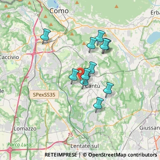 Mappa Via Tevere, 22063 Cantù CO, Italia (2.79818)