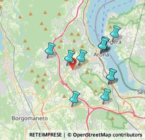 Mappa 30 Via Monterosa, 28040 Paruzzaro NO, Italia (3.40091)