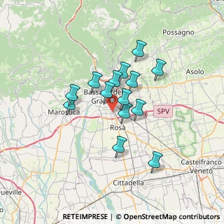 Mappa Centro Commerciale Il Grifone, 36061 Bassano del Grappa VI, Italia (5.18429)