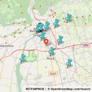 Mappa Centro Commerciale Il Grifone, 36061 Bassano del Grappa VI, Italia (3.35692)