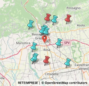 Mappa Centro Commerciale Il Grifone, 36061 Bassano del Grappa VI, Italia (6.48846)