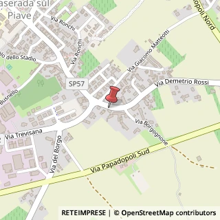 Mappa Via Demetrio Rossi, 31052 Maserada sul Piave, Treviso (Veneto)