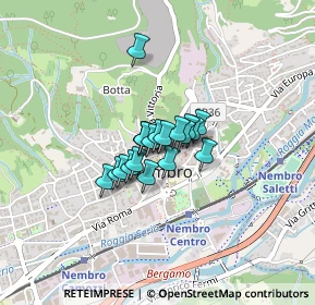 Mappa Via Moscheni, 24027 Nembro BG, Italia (0.207)