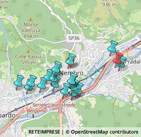 Mappa Via Moscheni, 24027 Nembro BG, Italia (0.8835)