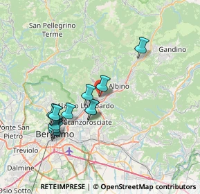 Mappa Via Moscheni, 24027 Nembro BG, Italia (6.845)