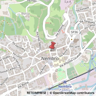 Mappa Via Moscheni, 3, 24027 Nembro, Bergamo (Lombardia)