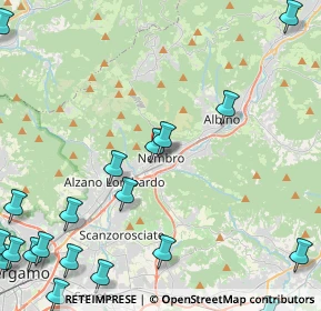 Mappa Via Moscheni, 24027 Nembro BG, Italia (6.7515)