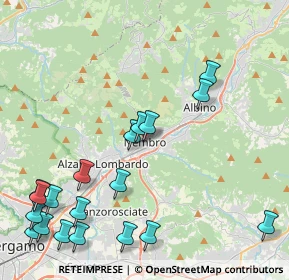 Mappa Via Moscheni, 24027 Nembro BG, Italia (5.41947)