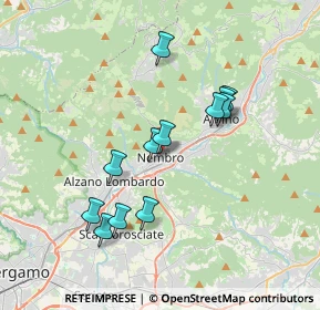 Mappa Via Moscheni, 24027 Nembro BG, Italia (3.26167)