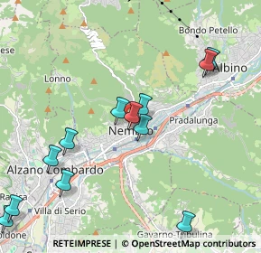 Mappa Via Moscheni, 24027 Nembro BG, Italia (2.31167)