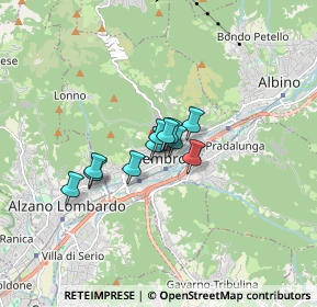 Mappa Via Moscheni, 24027 Nembro BG, Italia (0.90818)