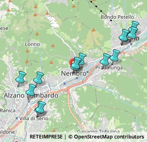 Mappa Via Moscheni, 24027 Nembro BG, Italia (2.20357)