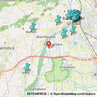 Mappa Via Sant'Andrea, 36061 Bassano del Grappa VI, Italia (3.008)