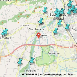 Mappa Via Sant'Andrea, 36061 Bassano del Grappa VI, Italia (3.31789)