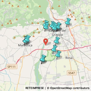 Mappa Via Sant'Andrea, 36061 Bassano del Grappa VI, Italia (3.28125)