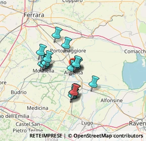 Mappa Via Napoli, 44011 Argenta FE, Italia (10.0605)