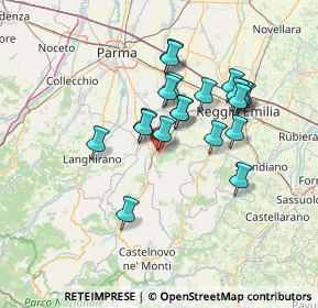 Mappa Via Mario Grisendi, 42020 San Polo d'Enza RE, Italia (11.8915)