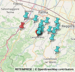 Mappa Strada Terra Amara, 43013 Langhirano PR, Italia (9.35824)