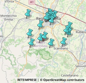 Mappa Via Don Luigi Sturzo, 42020 Albinea RE, Italia (6.7795)