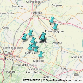 Mappa Via Guido Reni, 40062 Molinella BO, Italia (9.04333)