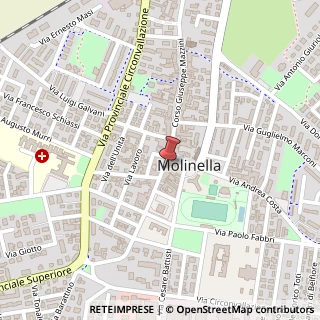 Mappa Via Giuseppe Mazzini, 76, 40062 Molinella BO, Italia, 40062 Molinella, Bologna (Emilia Romagna)