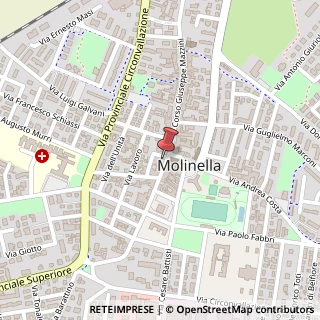 Mappa Corso Giuseppe Mazzini, 133, 40062 Molinella, Bologna (Emilia Romagna)