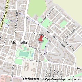 Mappa Via Andrea Costa, 4, 40062 Molinella, Bologna (Emilia Romagna)