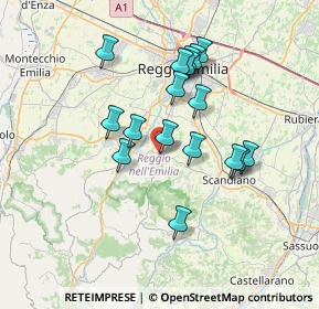 Mappa Via Morandi, 42020 Albinea RE, Italia (6.28235)