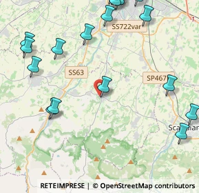 Mappa Via Crocioni, 42020 Albinea RE, Italia (5.94)