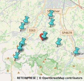 Mappa Via Morandi, 42020 Albinea RE, Italia (3.8525)