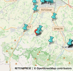 Mappa Via Morandi, 42020 Albinea RE, Italia (5.4565)