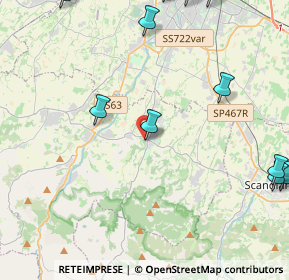 Mappa Via Morandi, 42020 Albinea RE, Italia (7.036)