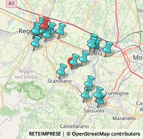 Mappa Via Don Amorotti, 42019 Arceto RE, Italia (7.469)