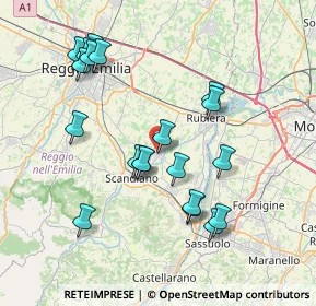 Mappa Via Don Amorotti, 42019 Arceto RE, Italia (7.7345)