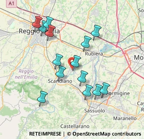 Mappa Via Don Amorotti, 42019 Arceto RE, Italia (7.15)