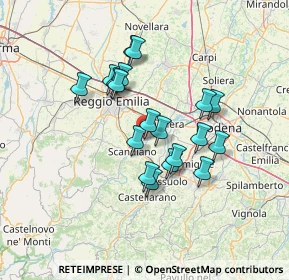 Mappa Via Don Amorotti, 42019 Arceto RE, Italia (11.45842)