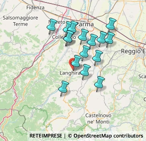 Mappa Via Julia, 43013 Langhirano PR, Italia (12.1275)