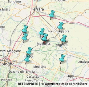 Mappa Via Gaetano Salvemini, 40062 Molinella BO, Italia (12.195)