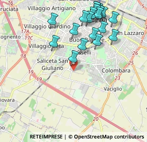 Mappa Via Piacenza, 41125 Modena MO, Italia (2.3275)