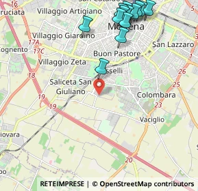 Mappa Via Piacenza, 41125 Modena MO, Italia (2.69923)