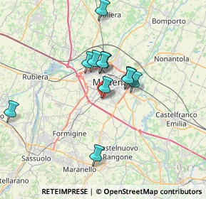 Mappa Via Piacenza, 41125 Modena MO, Italia (6.01727)