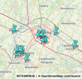 Mappa Via Piacenza, 41125 Modena MO, Italia (7.48083)